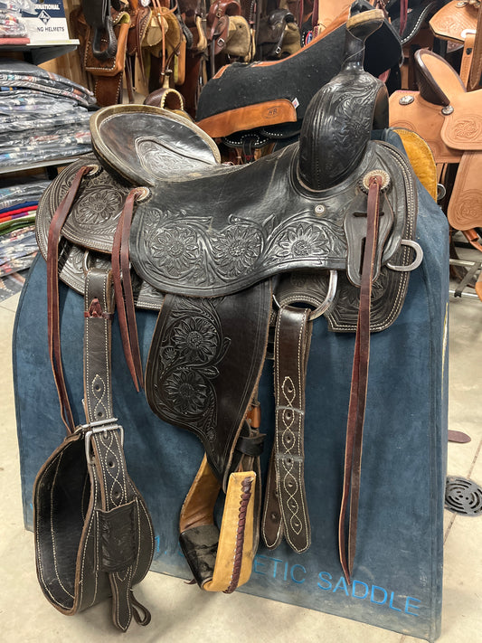 16' Sheridan Ranch Cutter Saddle with tripping collar